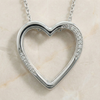 The Amara Open Heart | Asymmetrical Lab-Grown Diamond Slider Pendant
