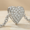 The Amour Station | Pave Diamond Heart Bracelet