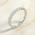 The Celeste Bezel | Round Lab-Grown Diamond Bubble Eternity Band