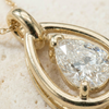 The Ethereal Drop | Pear Cut Open-Frame Solitaire Pendant