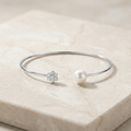 the-flora-cuff-pearl-diamond-flower-bangle