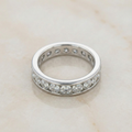 The Infinity Channel | Round Lab-Grown Diamond Eternity Band