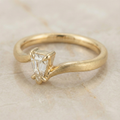 The Nova Shield | Shield Step-Cut Lab-Grown Diamond Ring