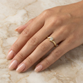 The Nova Shield | Shield Step-Cut Lab-Grown Diamond Ring