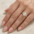 The Twisted Vine Ring | Oval Diamond Nature-Inspired Ring in 18k Yellow Gold | Floksy Jewel